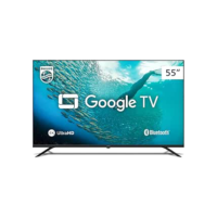 Smart TV Philips 55" 4K HDR 55PUG7019/78, Google TV, Comando de Voz