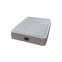 Colchão Elevado Veludo Conforto Dura-beam Casal (c/ Bomba Elétrica Embutida 110/120v) Intex