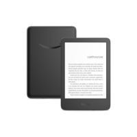 Kindle 16 GB (Geração mais recente) - Leve e compacto, com tela antirreflexo, trocas de página mais rápidas, luz frontal ajustável e bateria de longa duração - Cor Preta
