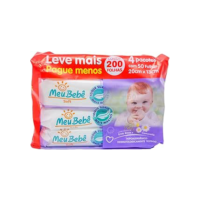 Hygieline Toalha Umedecida Meu Bebe Soft 4x50 Unidades