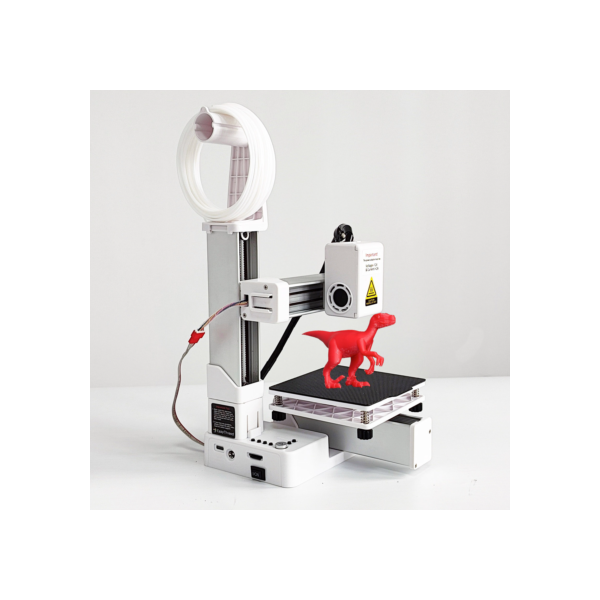 Nível de entrada da impressora 3D EasyThreed compatível com filamento PLA TPU de 1,75 mm inclui adaptador de alimentação.