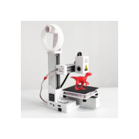Nível de entrada da impressora 3D EasyThreed compatível com filamento PLA TPU de 1,75 mm inclui adaptador de alimentação.