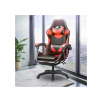Cadeira Gamer Premium Escritório Giratória 360º Reclinável Cor Vermelho
