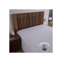 Capa De Colchão Impermeável Matelado Solteiro, Casal, Queen e King Branco Para Quartos e Hotéis (Solteiro)