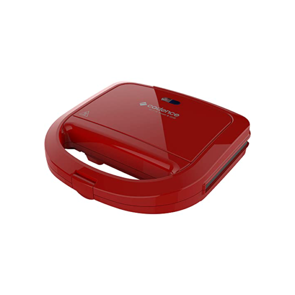 Sanduicheira Minigrill Cadence Colors Vermelha 127V - SAN261, Modelo:SAN261-127V