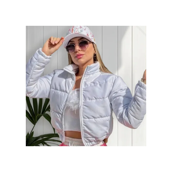 Jaqueta Feminina Puffer Bobojaco Blusa De Frio Neve Casaco