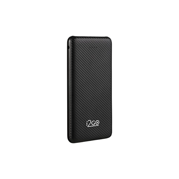 I2GO, Carregador Portátil (Power Bank) 10000mAh, 2 Saídas USB + 1 Saída/Entrada USB-C, Preto, i2GO Plus