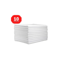Kit 10 Pano De Prato Liso Branco Cozinha Pintar H Carvalho