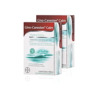 GINO-CANESTEN Calm Kit Sabonete Íntimo Calmante em Gel, Sabonete Líquido Feminino para Higiene, 2 Unidades de 100ml