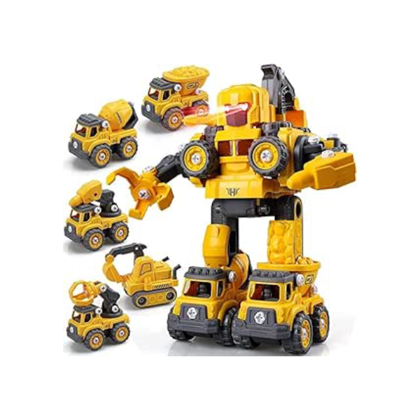 Carrinho Robô 5 Em 1 Monta Desmonta Construbots - Mega Compras