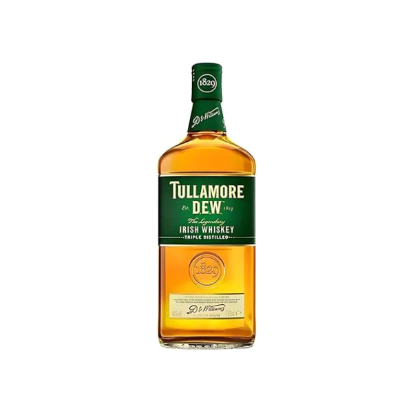 Whisky Tullamore D.E.W Triple Distilled Irlandês Irish Whiskey Premiado Barris Ex-Sherry Europeu, Ex-Bourbon e Barris de Reposição
