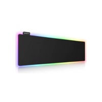 Mouse pad para jogos RGB, UtechSmart Mouse pad grande estendido macio com 14 modos de iluminação, 2 níveis de brilho, mousepads para teclado de computador 800 x 300 mm / 31,5 × 11,8 polegadas
