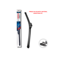 Palheta Limpador Parabrisa Carro Gancho Original Bosch Aerofit Silicone