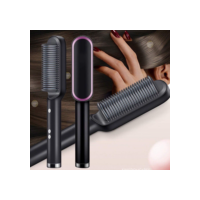 Escova Alisadora Bivolt 5 em 1 - Alisa, Hidrata, Modela, Alinha e Anti-Frizz