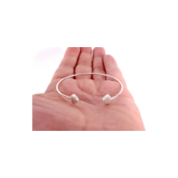Bracele/pulseira-prata925 19cm Regulável Coraçoes+brilhantes Prata 925 6 Cm 19 Cm