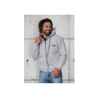 Blusa Moletom Masculina Aberto Polo Wear Mescla Claro