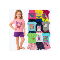 Kit 6 Peças Conjunto Infantil Verão Menina Dia A Dia 1 - 10