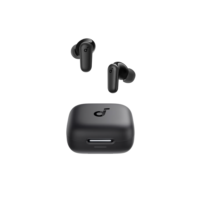soundcore P30i da Anker, Fone de Ouvido Sem Fio com Cancelamento de Ruído Adaptativo Graves Poderosos Bluetooth 5.4, 45H de Reprodução Estojo 2-em-1 com Suporte para Celular, Resistência à Água, Preto