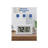 Mini termômetro digital LCD e medidor de umidade para uso interno conveniente - Envio imediato para todo o Brasil