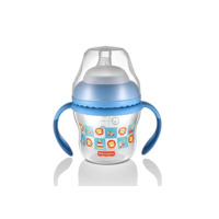 Copo de Transicao First Moments + Bico Extra + Alca Removivel 150 ml Azul Fisher Price - BB1055