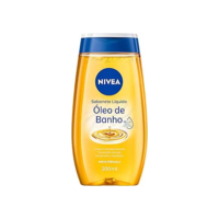 NIVEA Sabonete Líquido Óleo de Banho 200ml - Com 55% de óleos naturais, produz espuma cremosa e proporciona hidratação intensa, maciez e cuidado único com a pele