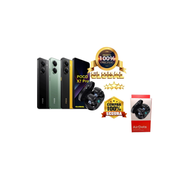 Xiaomi Poco X7 Pro 512 gb 12 Ram 5G Versão Global  + Brinde NAO ENVIAMOS PARA PERNAMBUCO
