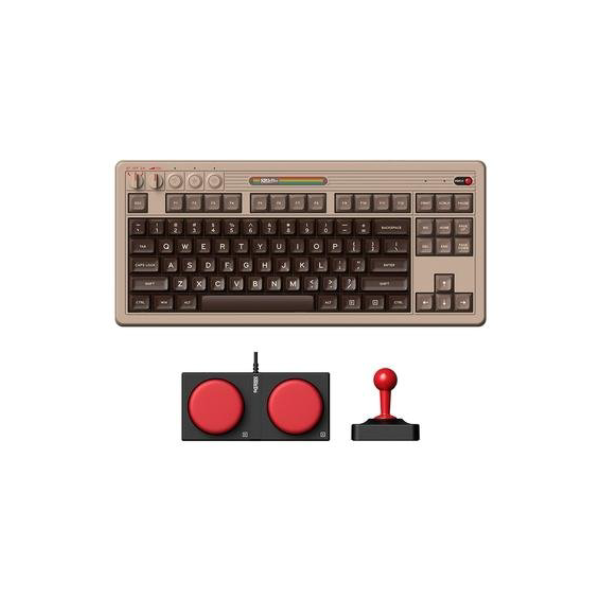 Teclado Mecânico 8BitDo C64, Bluetooth, 2.4G, USB-C - 85HA03