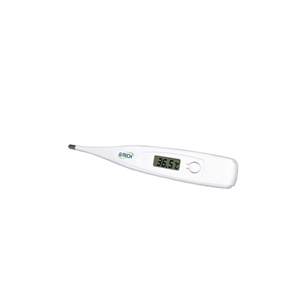 G-Tech Termômetro Digital Clínico Branco. 1 LR41 x 1,5V baterias necessárias (inclusas)