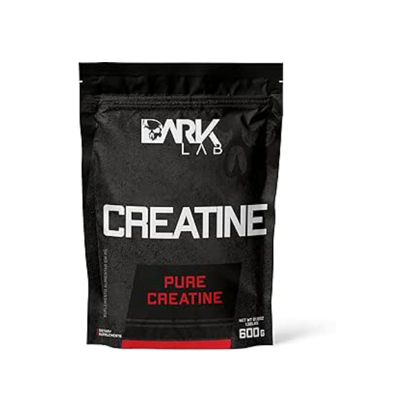 Creatina Pura Dark Lab 600g, Monohidratada 100% de Pureza, Sem Sabor