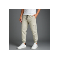 Calça Cargo Masculina Calca Jogger Streetwear Punho