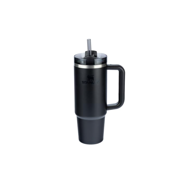 Stanley - Copo Quencher H2.0 FlowState 887ml - Copo de aço inoxidável com tampa, isolamento a vácuo, para água, chá gelado, café, smoothies e muito mais, Black 2.0