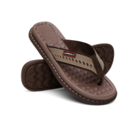 Chinelo Masculino Sandália Couro Legítimo Antistress Anatômica