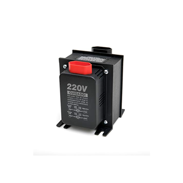 Autotransformador Bivolt (110V/127V para 220V ou 220V para 110V/127V) Tripolar de 500VA Multicraft