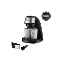 Cafeteira Elétrica Mondial 2 Xícaras Smart Coffee C-42-2x-Bi 500w Preta 127v