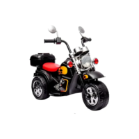 Moto Motinho Elétrica Infantil Tipo Harley Bateria 6 V Preta Cor Preto Zippy Toys