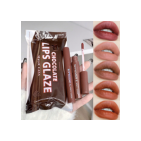 MAGIC CASA 5pcs Nude Velvet Makeup Lip Gloss Set , À Prova D'água E De Longa Duração