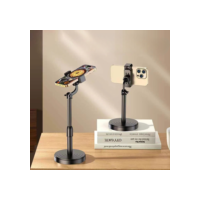 Suporte Tripé Para Mesa Com  Mini Pedestal Ajustável 360° Ideal Para Gravação de Videos