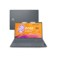 Notebook Positivo Vision C15 Intel® Celeron® N4020 Linux 8GB RAM 256GB Lumina Bar 15.6” HD - Cinza