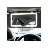 Espelho De Carro Com 3 Modos De Luz E 60 LEDs jarekbr Recarregável Espelho Pra Carro Espelho Com Led