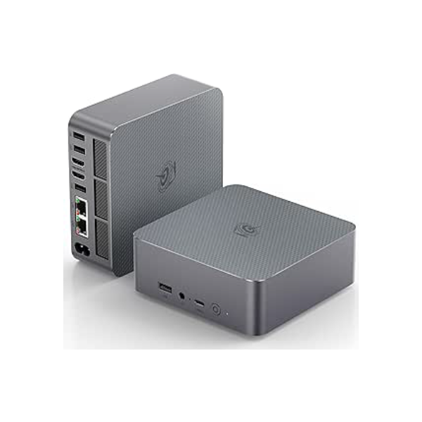 Beelink Mini PC, 5650U Pro AMD Ryzen 5 (até 4,2GHz) 16GB DDR4 RAM 500GB M.2 NVMe SSD Mini Desktop, Dual LAN/Wifi6/BT5.2/USB3.2/4K@60Hz Dual HDMI Display, Office/Home Micro PC