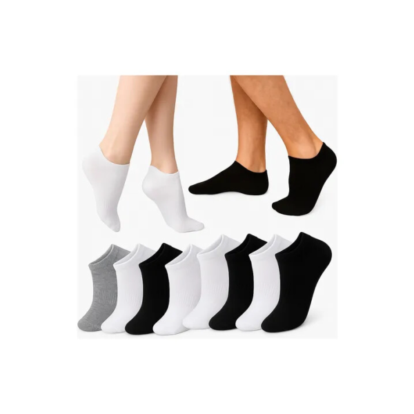 Kit 12 Pares Meia Soquete Cano Curto Unissex  Premium Full