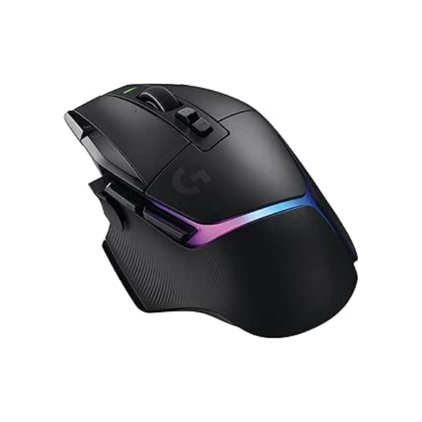 Mouse Gamer Sem Fio Logitech G502 X PLUS LIGHTSPEED com RGB LIGHTSYNC, Switches LIGHTFORCE, Sensor HERO 25K, 13 Botões Programáveis, Compatível com PC/ macOS/ Windows - Preto