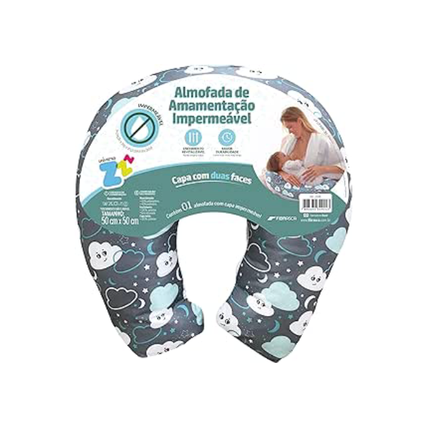 Almofada de Amamentação Impermeável - Com Estampa