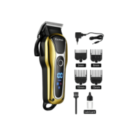 Maquininha Kemei Km-1990 Profissional Cortar Cabelo Aparador Máquina Corte Cabelo Barba Acabamento