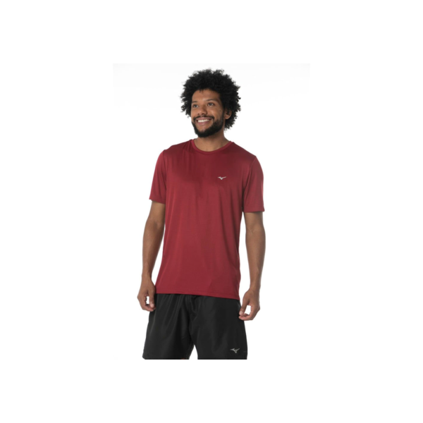 Camiseta de Treino Masculina Mizuno Spark 2 Vermelho