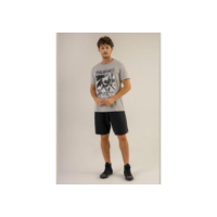 T-Shirt Masculina de Manga Curta The Philippines - Cinza