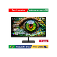 [produto no brasil] Novo ARZOPA 27 polegadas monitor gaming 180hz monitor QHD 2K Monitor para PC,2560*1400, IPS rápido, com Tipo-C, modo Samsung DeX, FreeSync