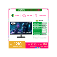 [produto no brasil] Novo ARZOPA 27 polegadas monitor gaming 180hz monitor QHD 2K Monitor para PC,2560*1400, IPS rápido, com Tipo-C, modo Samsung DeX, FreeSync