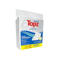 ALGODÃO QUADRADO DUPLA FACE TOPZ 100 UNIDADES SEM PERFUME