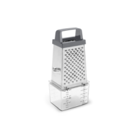 Ralador 4 Faces com Coletor - Brinox Top Pratic 20,5 cm Aço Inox